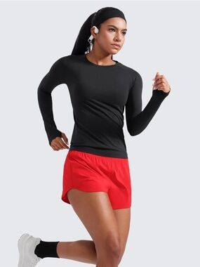 CRZ Yoga Mid Waisted Running Shorts 3"
Mesh Liner LIKE NEW XS